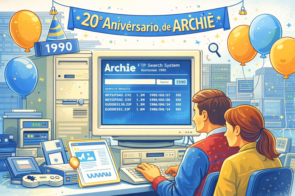 Alegoría al 20 cumpleaños de Archie en el año 2010